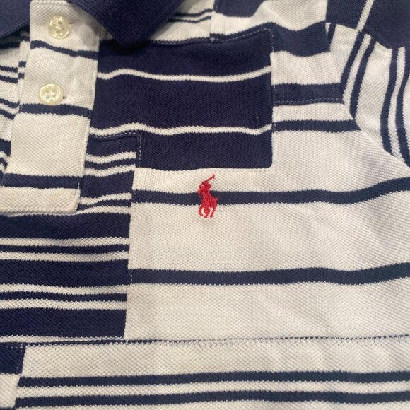 Ralph Lauren Shirt Kids 5 Years Blue Short Sleeve Collared Polo T Shirt Size 5 - Picture 2 of 5